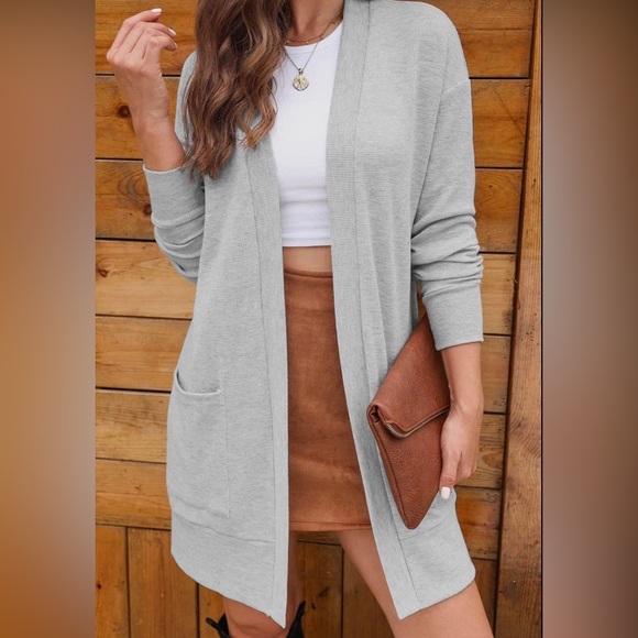 Sweaters - Waffle Knit Cardigan - NWT